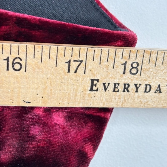 VTG Y2K Velvet Babydoll Maxi Dress 11-12 Bari Jay Whimsigoth Fairy Grunge Witchy - Picture 10 of 13